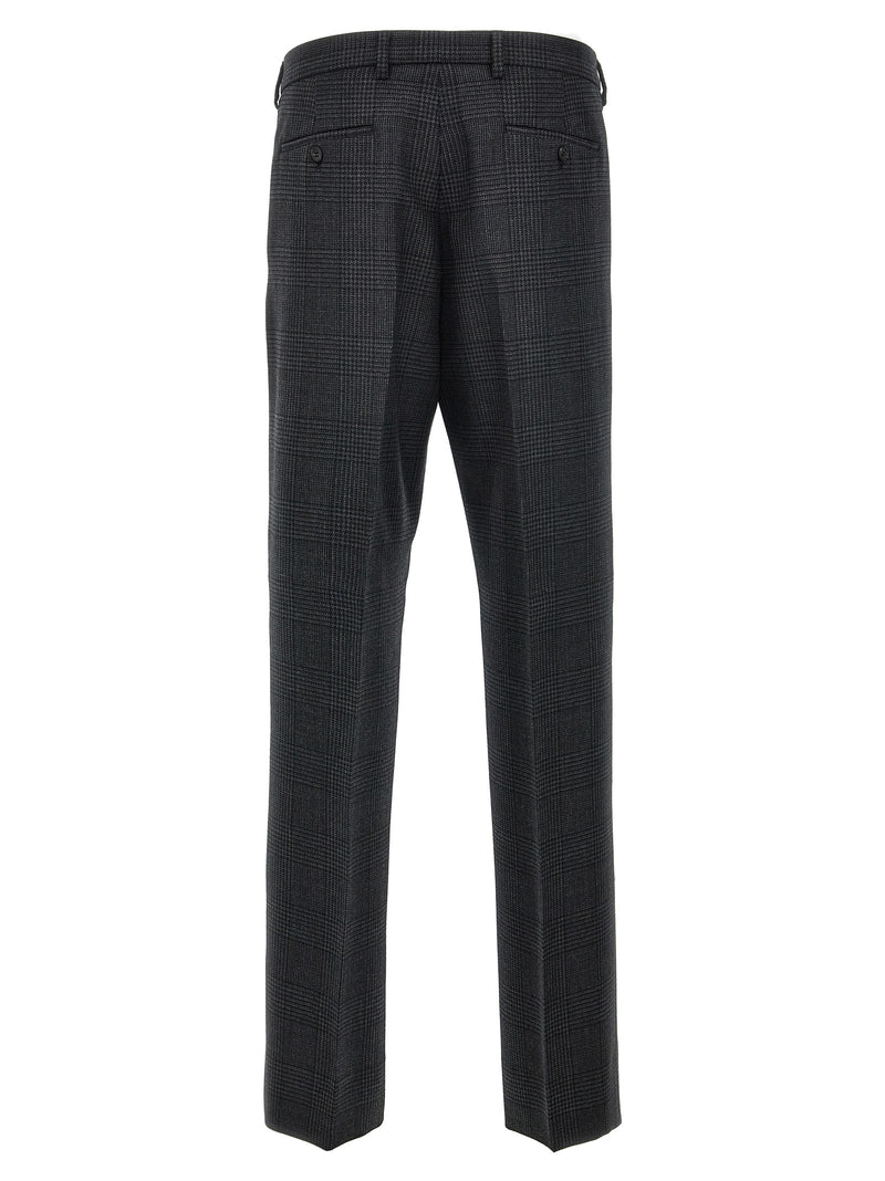 Prada Gray Virgin Wool Dress Pants for Men