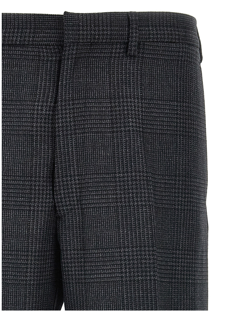 Prada Gray Virgin Wool Dress Pants for Men