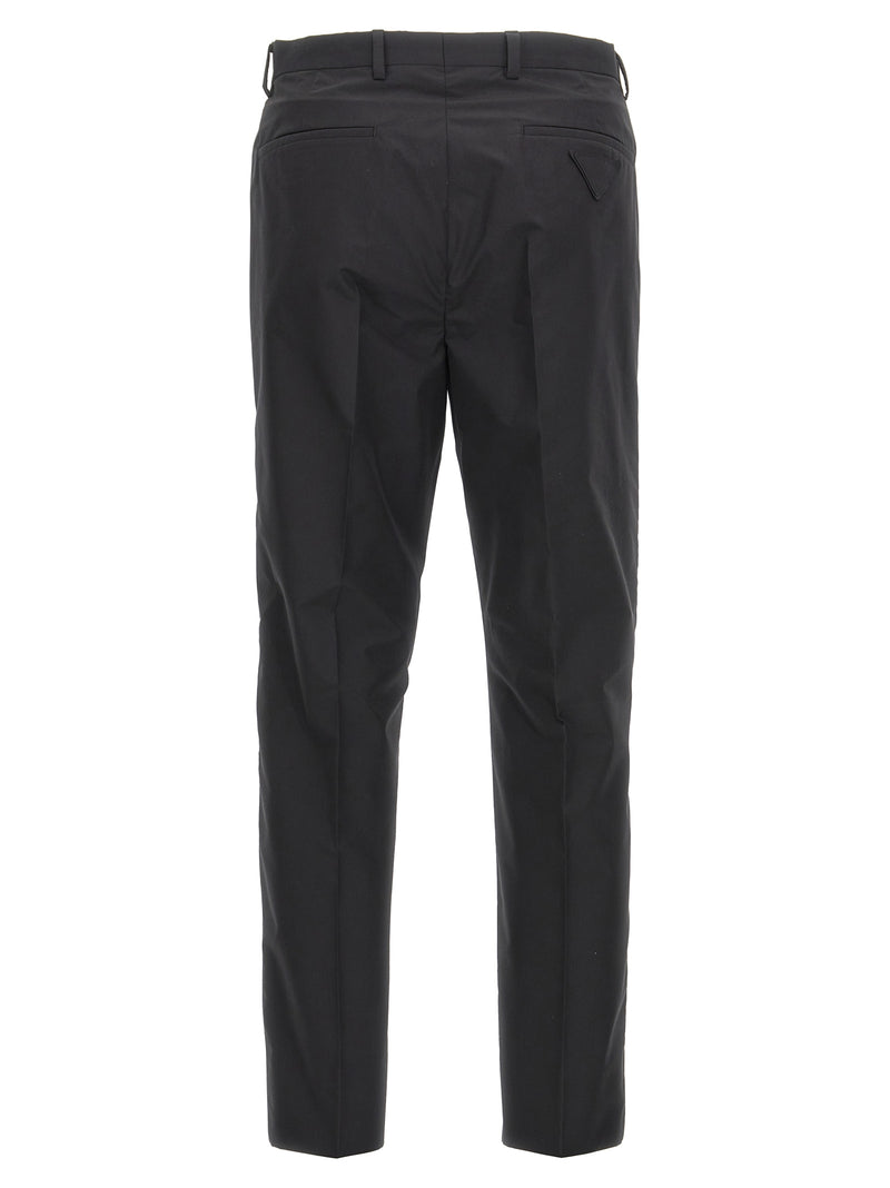 Pantalon en Coton Noir Prada - Élégance et Confort
