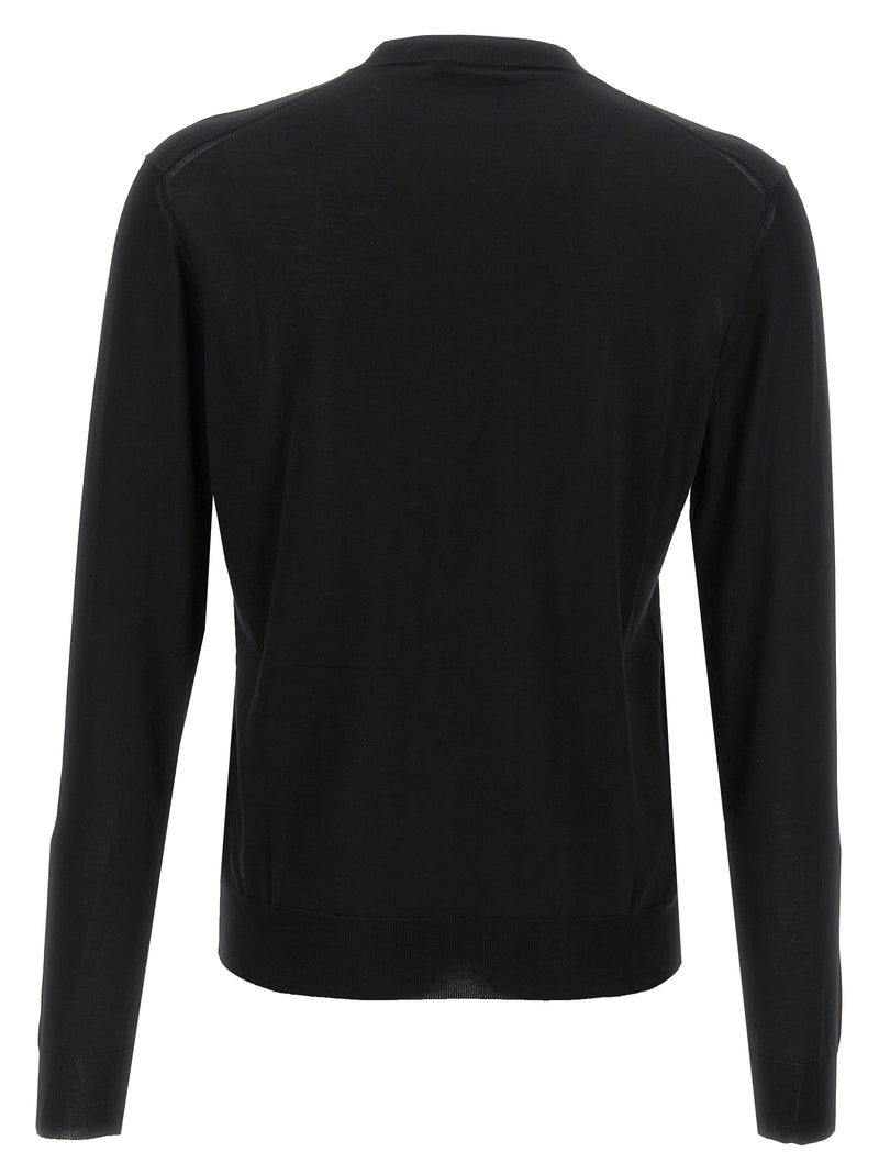 Prada Black Silk Cardigan - Luxurious Men's Sweater