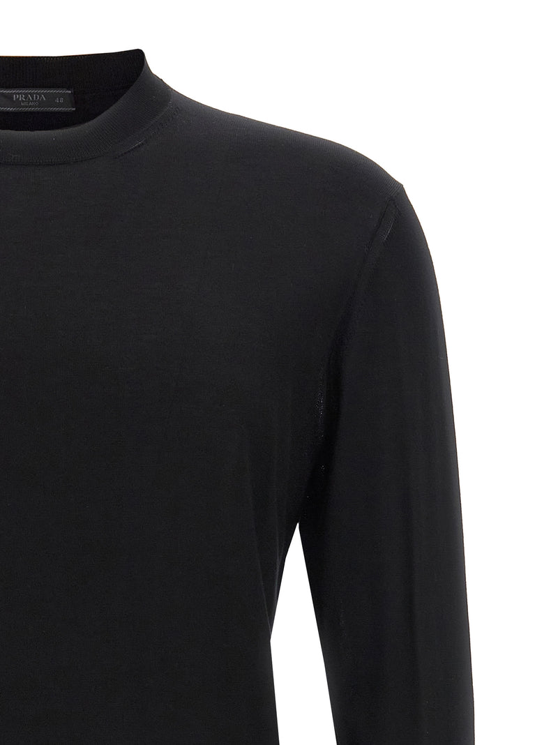 Prada Black Silk Cardigan - Luxurious Men's Sweater