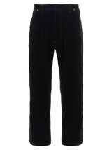 Prada Black Cotton Casual Pants