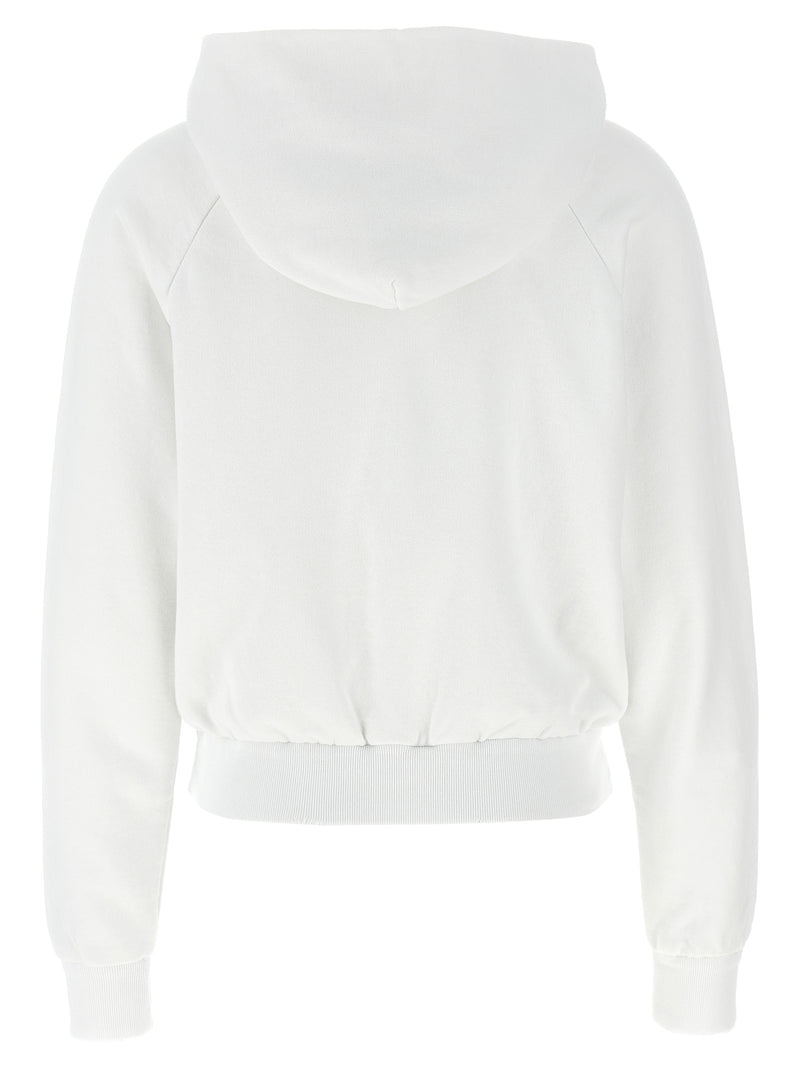 Prada White Cotton Sweatshirt - Elevate Your Style