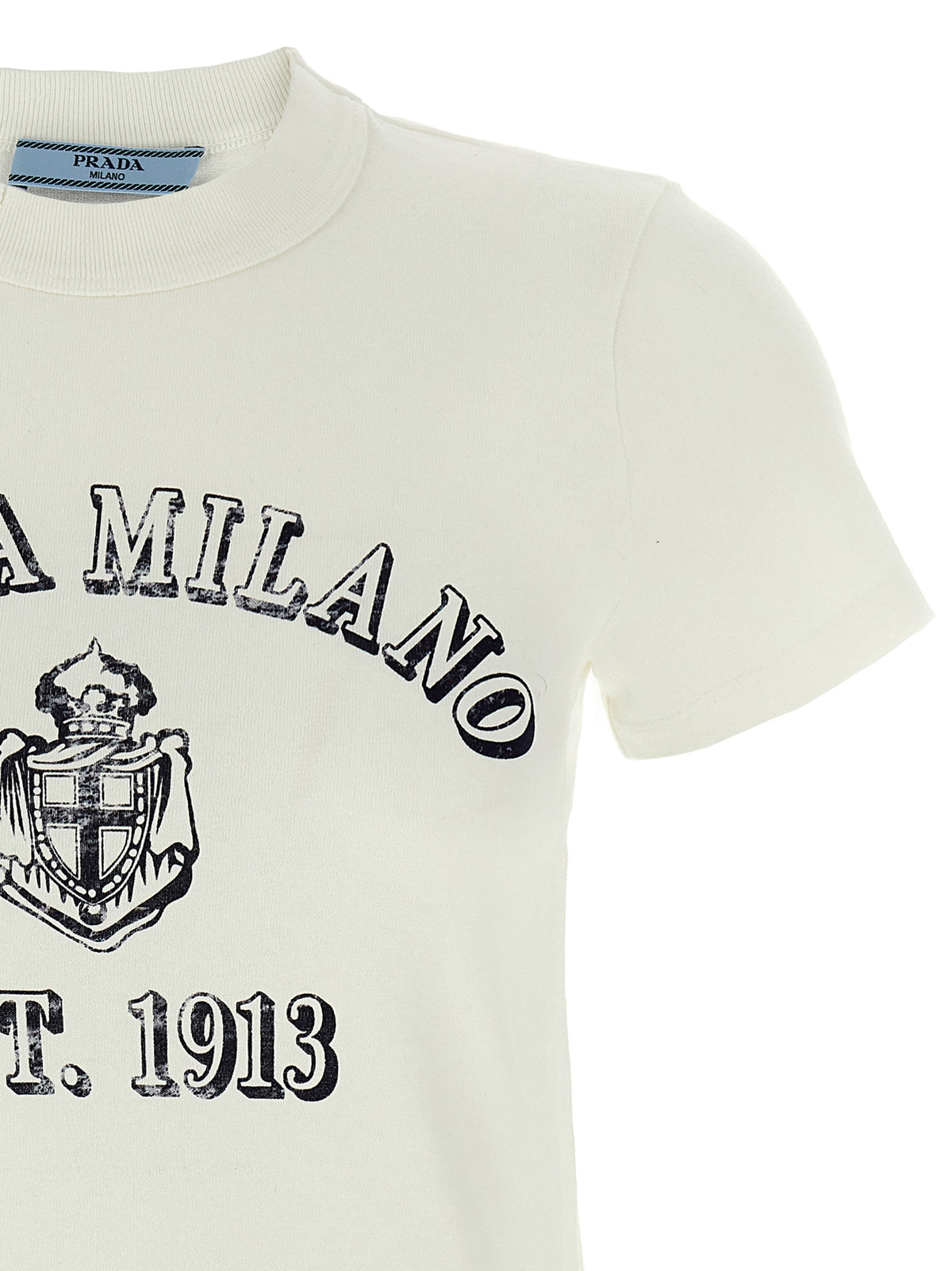 Prada White Cotton T-Shirt