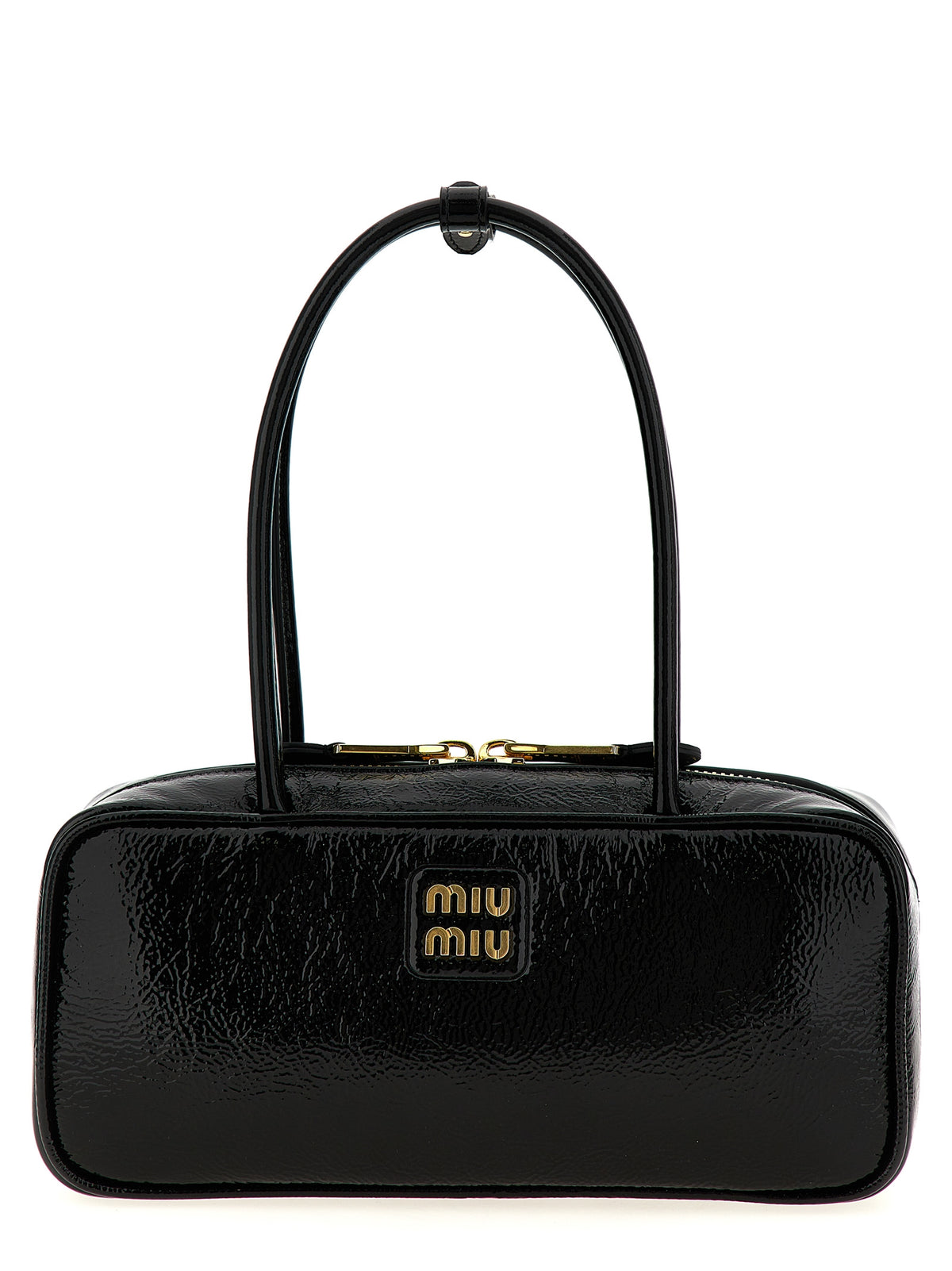 Miu Miu Black Lamb Leather Handbag