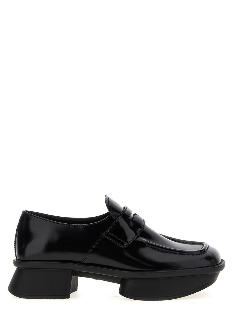 Prada Black Calfskin Slip-On Loafers - Equal Model