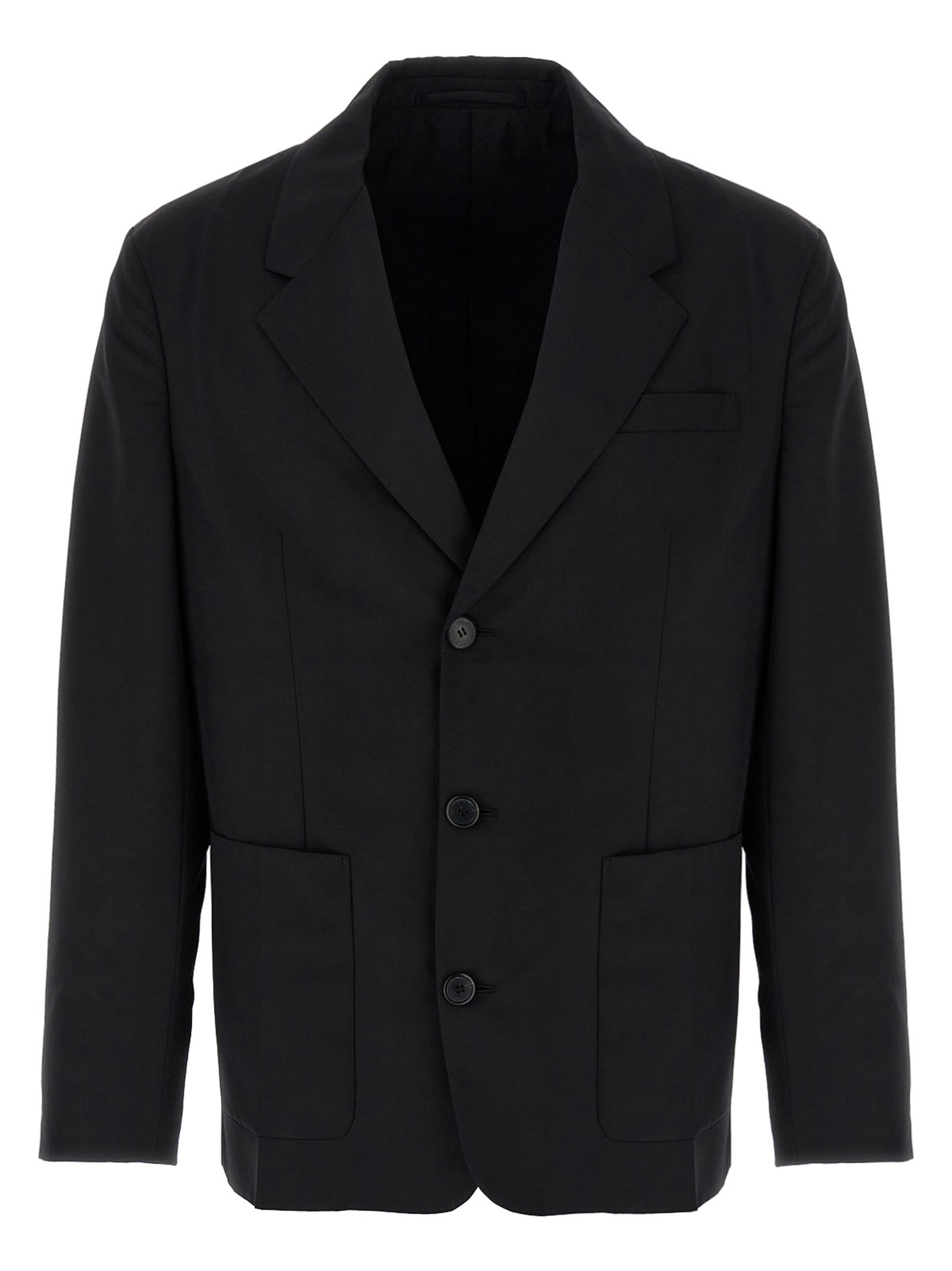 Prada Black Virgin Wool Blazer