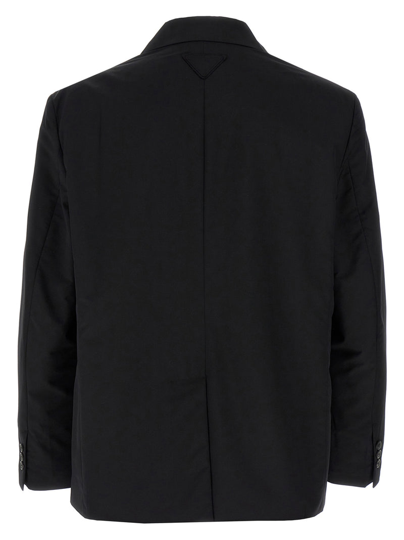 Prada Black Virgin Wool Blazer for Men