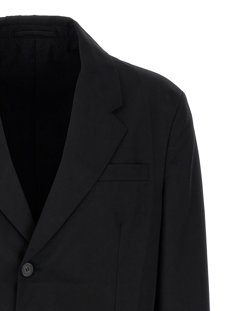 Prada Black Virgin Wool Blazer for Men