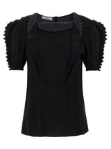 Prada Black Viscose Tank Tops