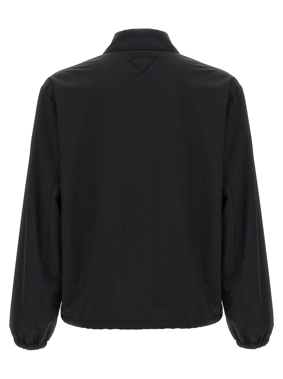 Prada Black Virgin Wool Full-Length Jacket