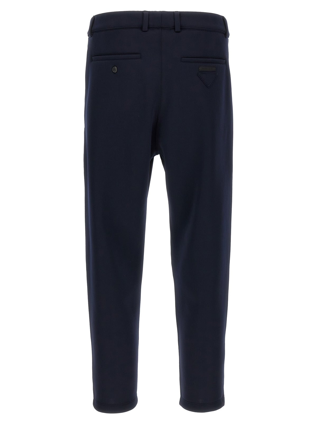 Prada Blue Polyester Casual Pants