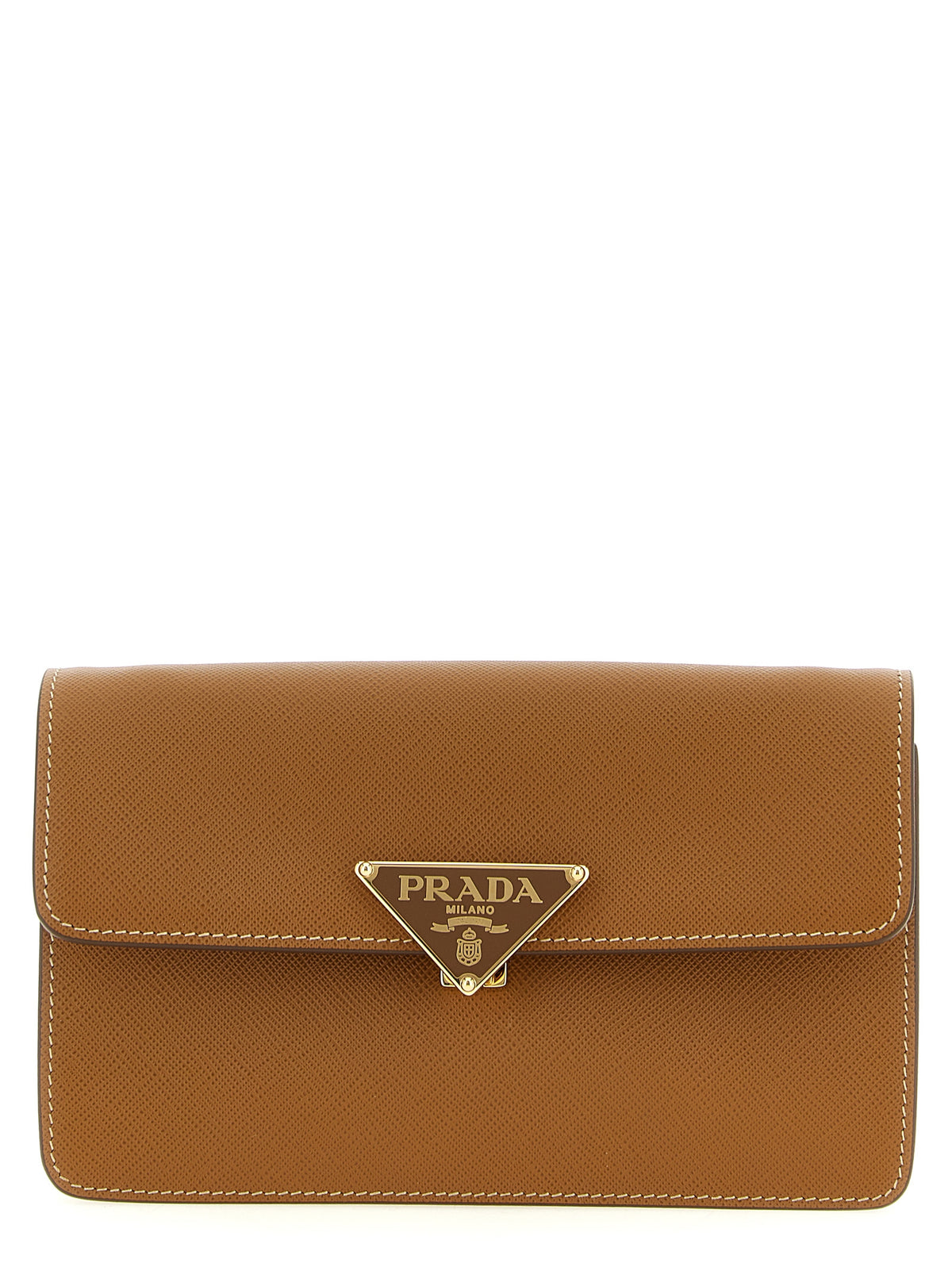 Prada Beige Calfskin Crossbody Bag