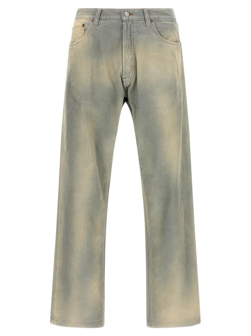 Prada Blue Cotton Casual Pants - Effortless Style