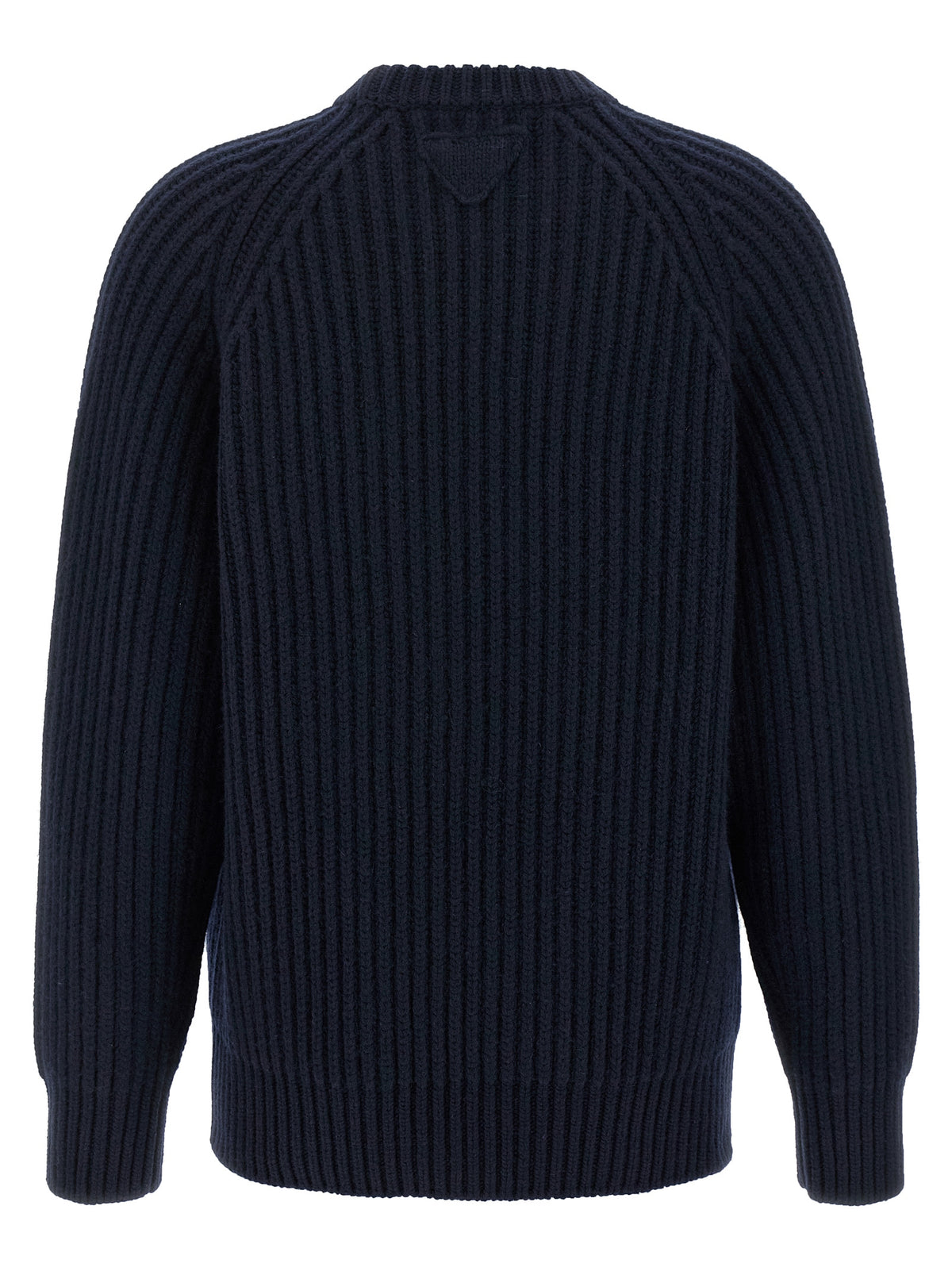 Prada Blue Virgin Wool Cardigan