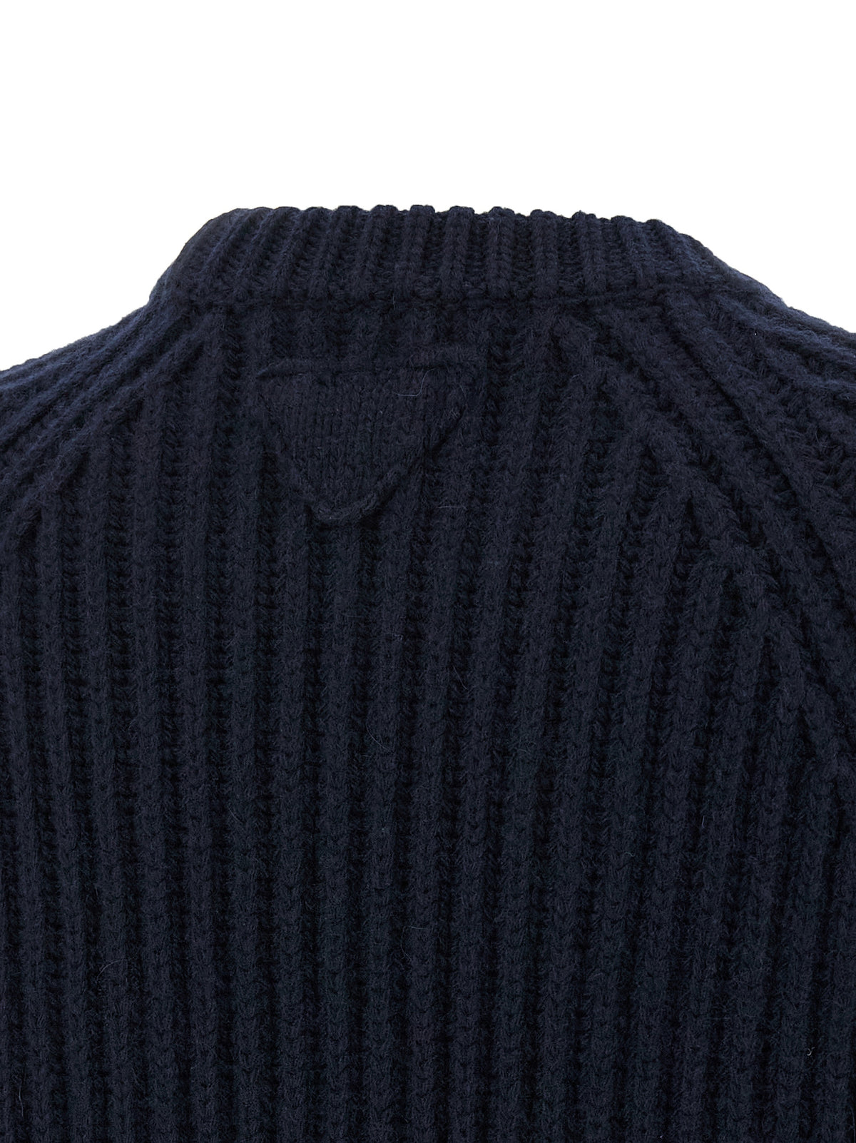 Prada Blue Virgin Wool Cardigan