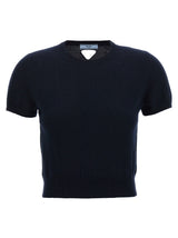 Prada Blue Cashmere Cardigan