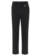 Prada Gray Virgin Wool Dress Pants