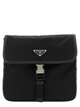 Prada Black Recycled Polyamide Crossbody Bag