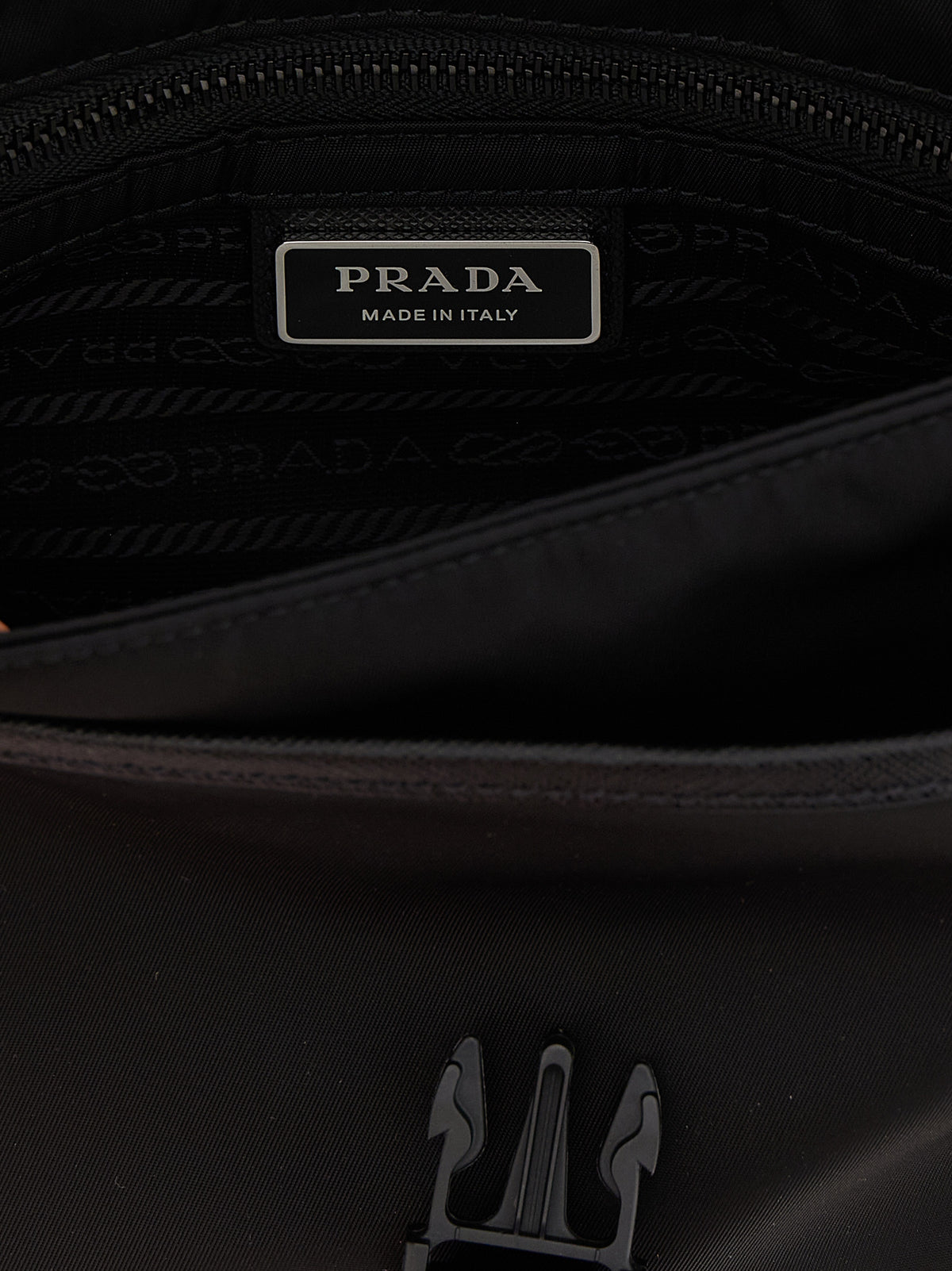 Prada Black Recycled Polyamide Crossbody Bag