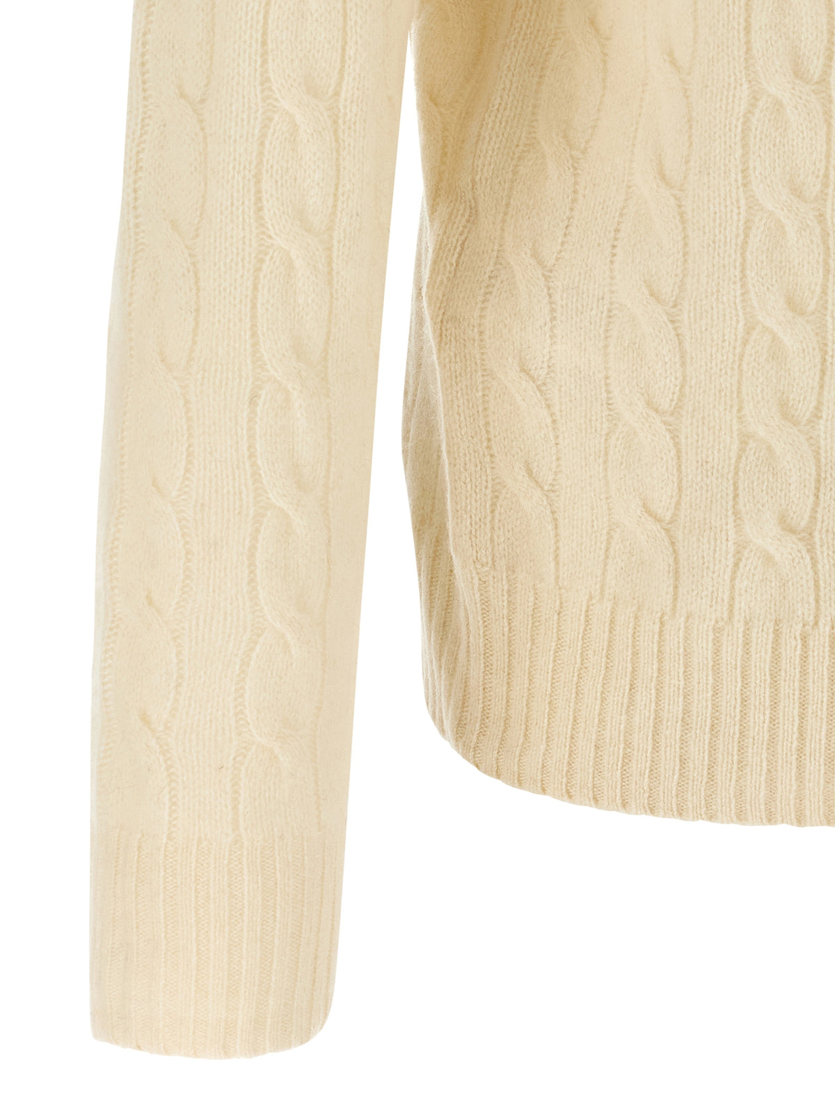 Polo Ralph Lauren White Wool Cardigan