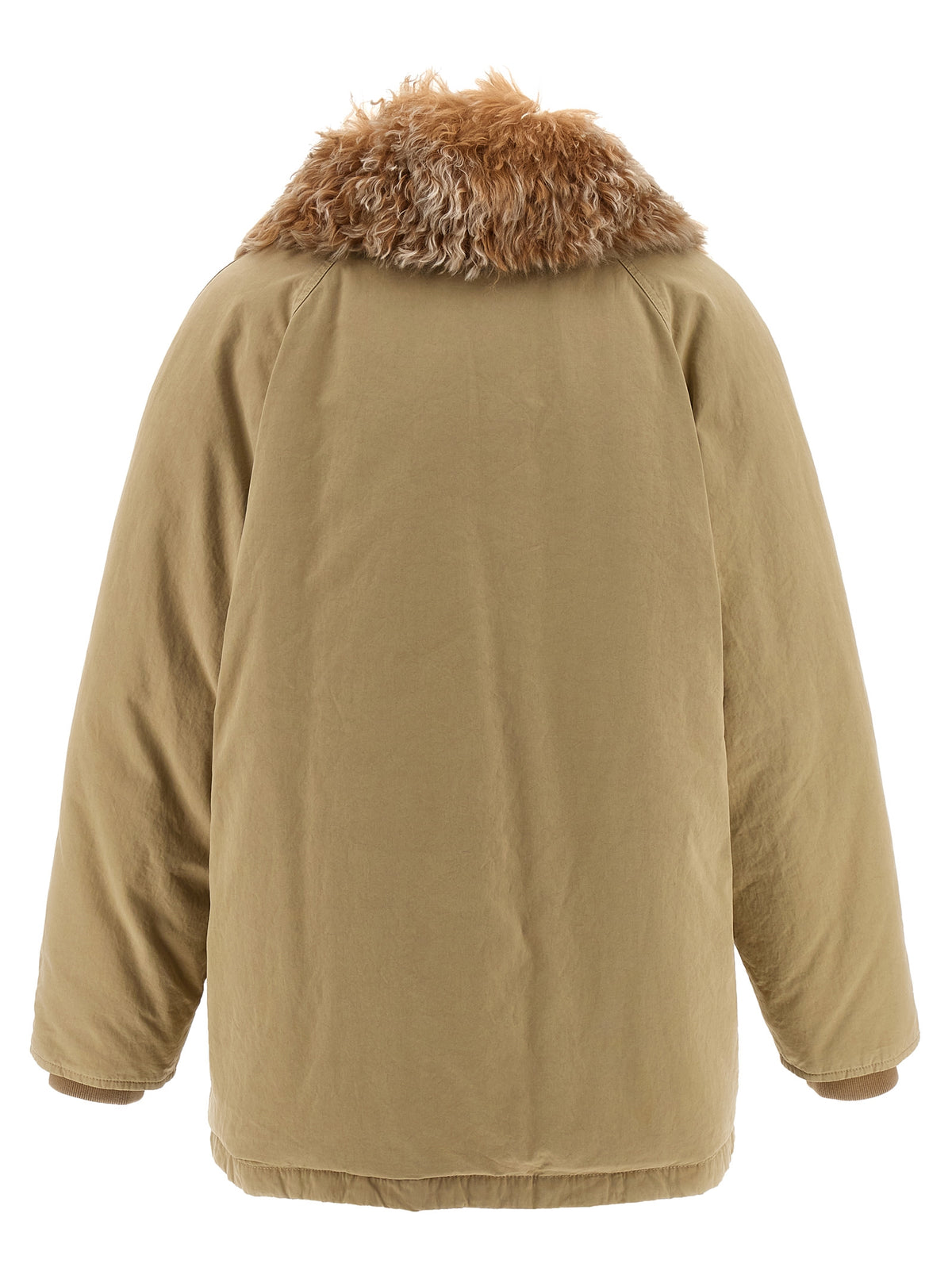Prada Beige Cotton Full-Length Jacket