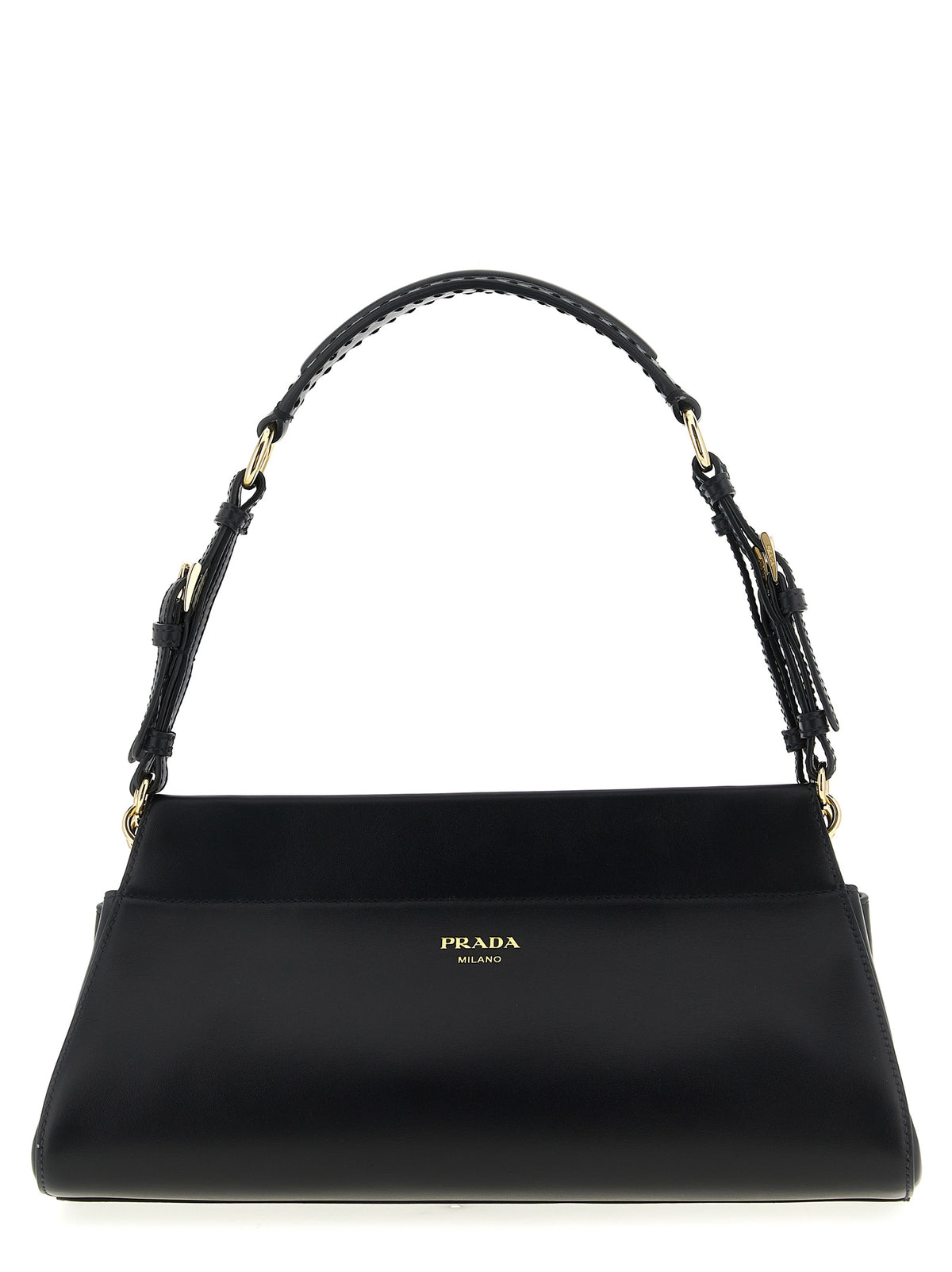 Prada Black Calfskin Shoulder Bag