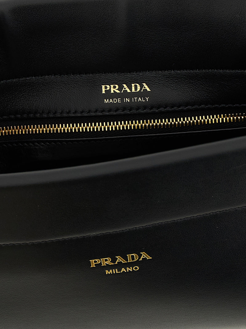 Prada Black Calfskin Shoulder Bag - Luxury Fashion Accessory