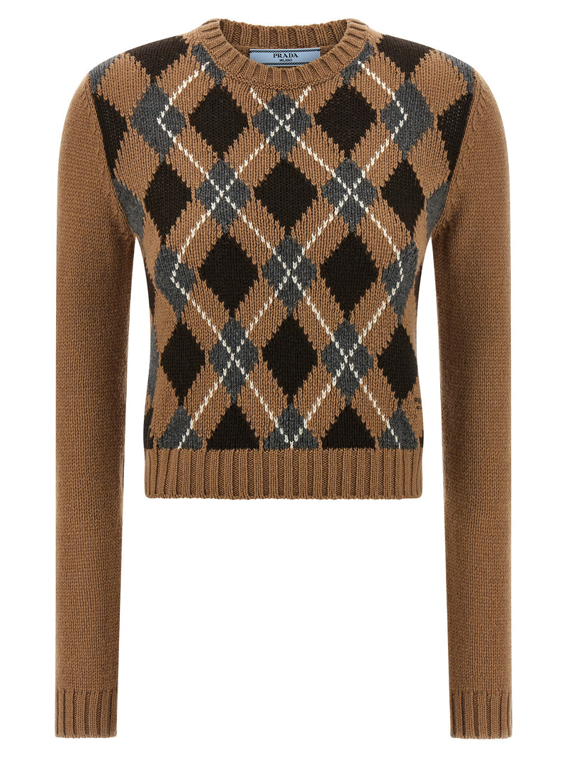 Prada Brown Cashmere Cardigan - Luxurious Italian Elegance