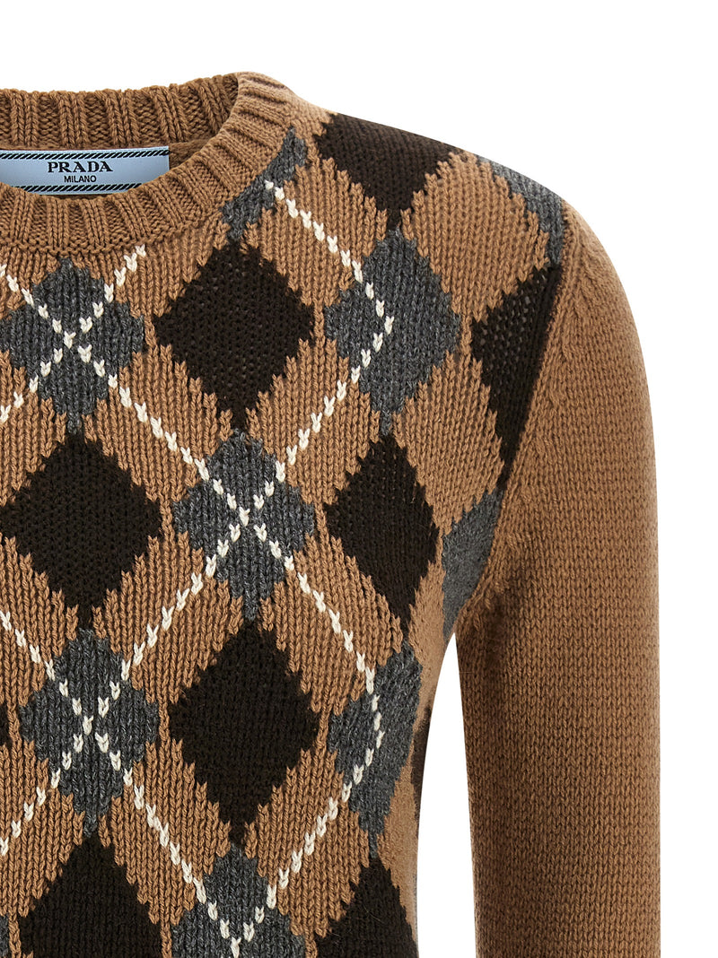 Prada Brown Cashmere Cardigan - Luxurious Italian Elegance