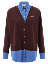 Miu Miu Multicolor Virgin Wool Blouse