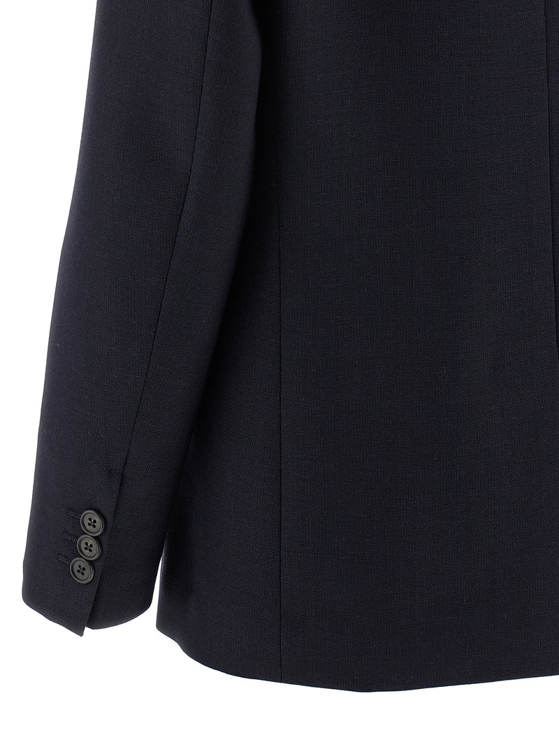 Prada Blue Virgin Wool Blazer - Chic & Timeless Elegance