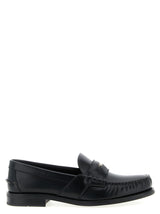 Prada Black Calfskin Slip-On Loafers
