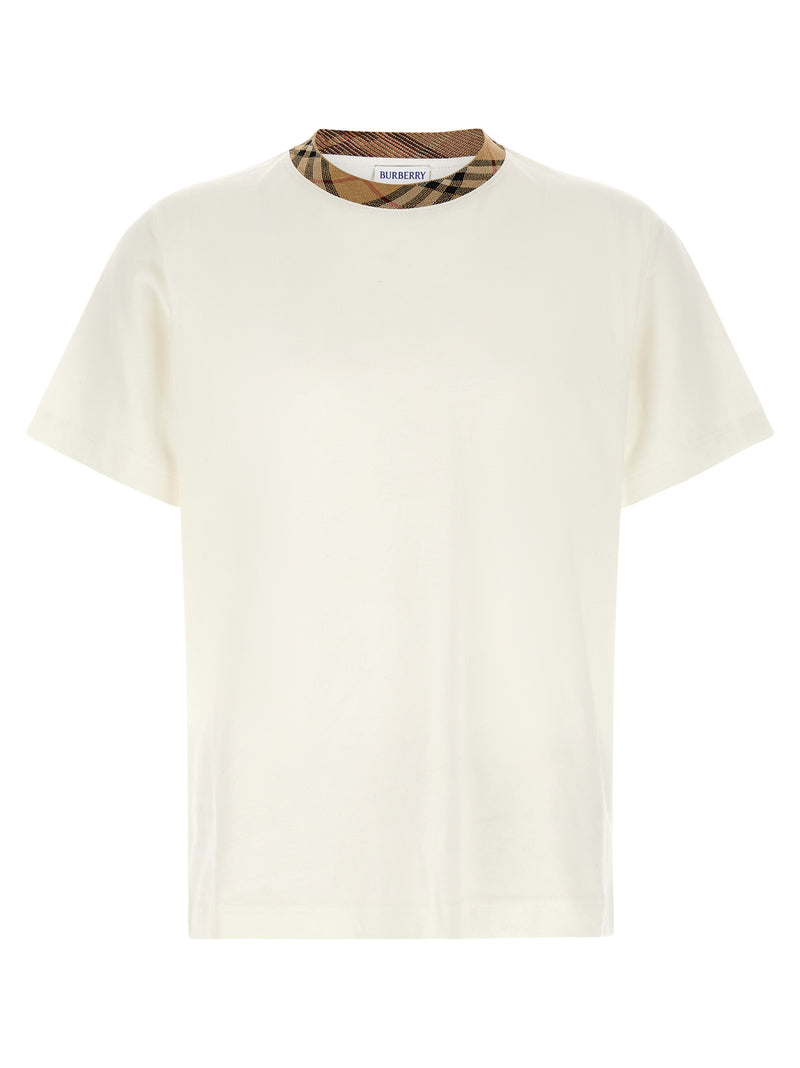 T-shirt en coton beige Burberry ‘Ryan’ pour homme