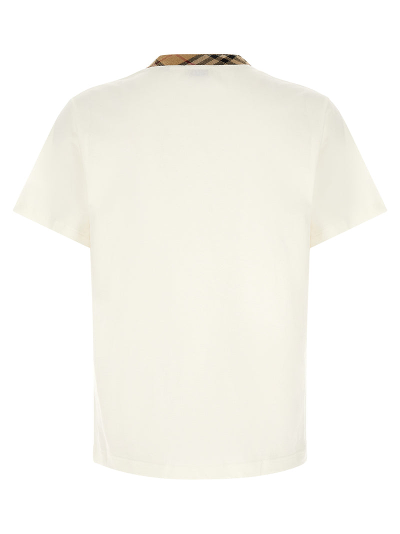 T-shirt en coton beige Burberry ‘Ryan’ pour homme