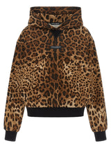 Dolce & Gabbana Brown Cotton Hoodie