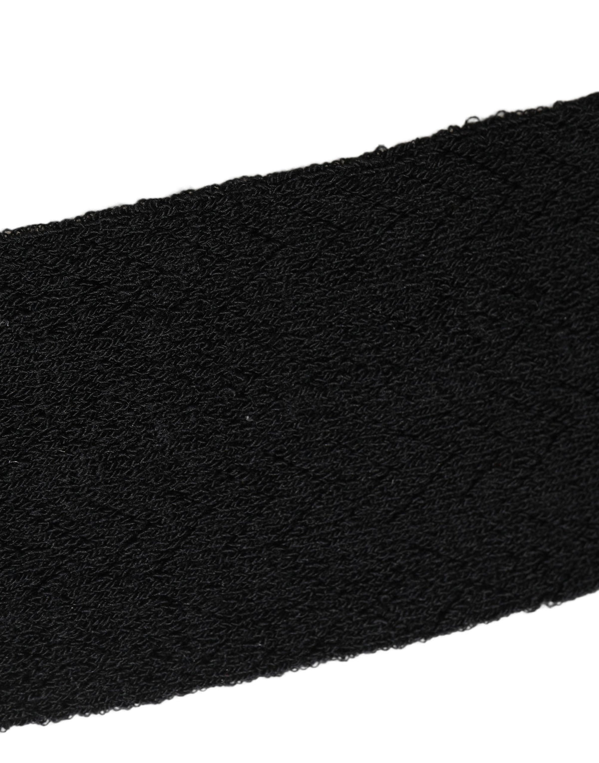 Dolce & Gabbana Black Wool Logo Calf Long Socks for Women
