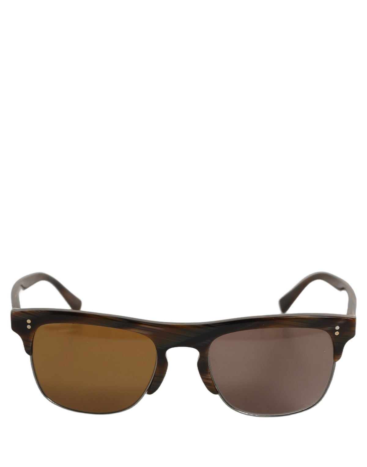Dolce & Gabbana Brown DG4305 Striped Acetate Frame Eyewear Sunglasses