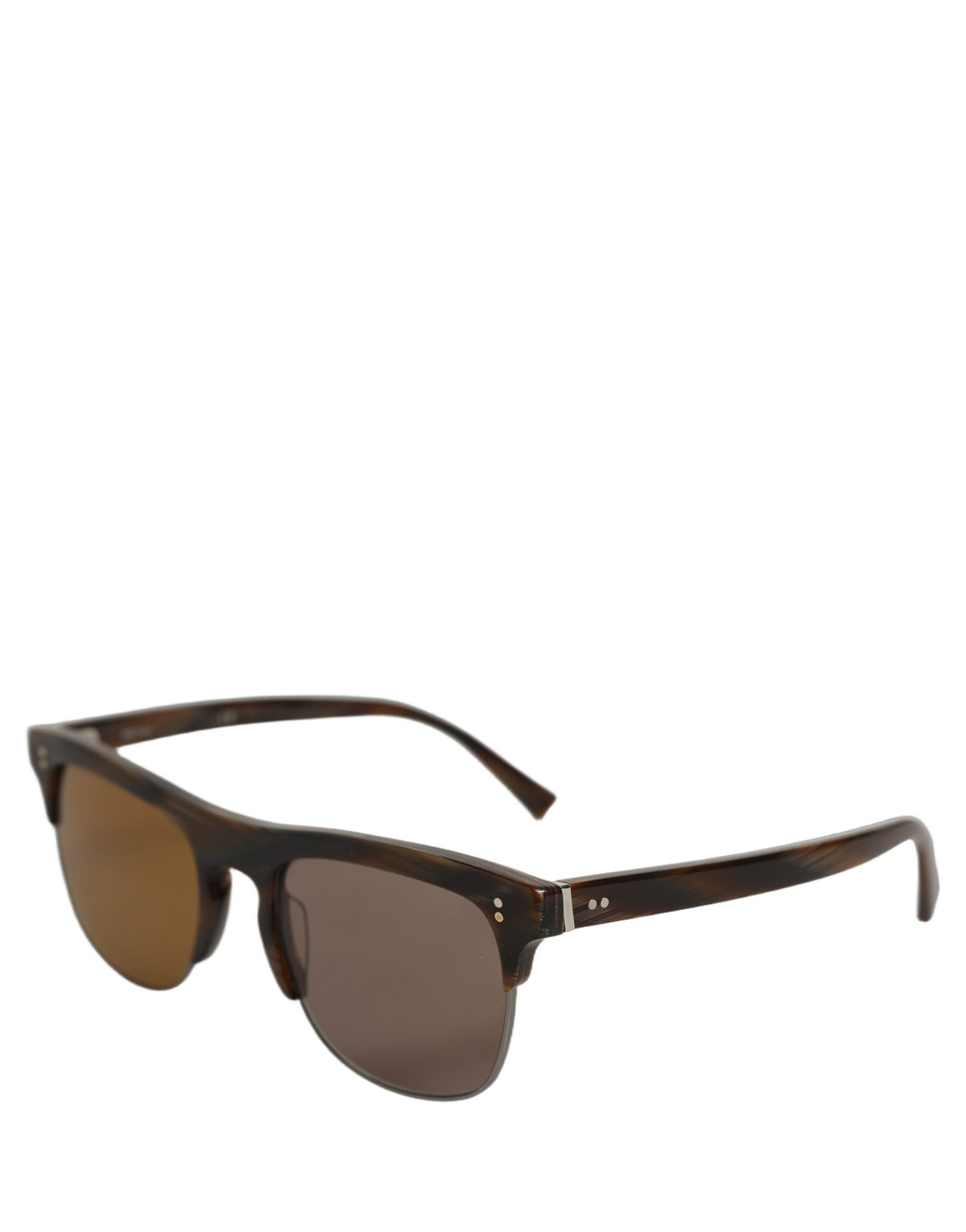 Dolce & Gabbana Brown DG4305 Striped Acetate Frame Eyewear Sunglasses