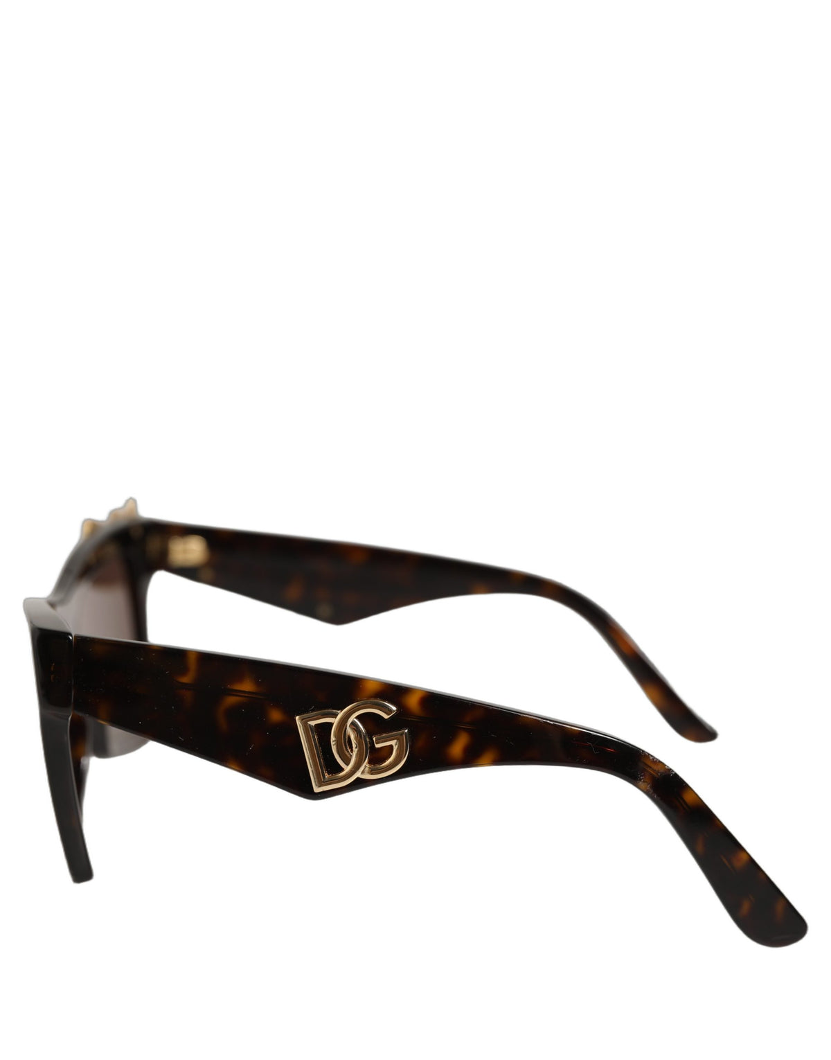 Dolce & Gabbana Brown DG4434 Accent Havana Acetate Frame Sunglasses