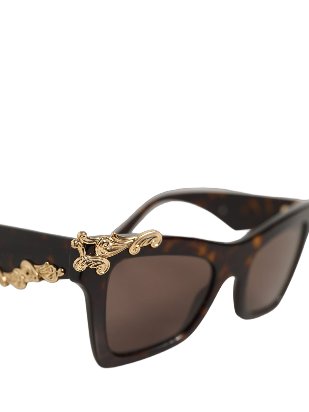 Dolce & Gabbana Brown DG4434 Accent Havana Acetate Frame Sunglasses