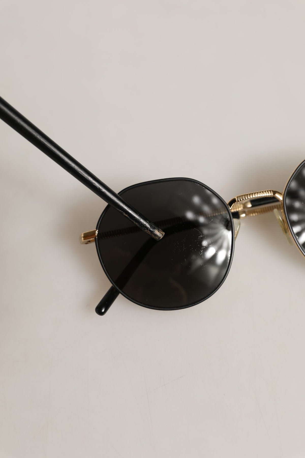 Dolce & Gabbana Gold Toned Metal Frame DG2286 Round Eyewear Sunglasses