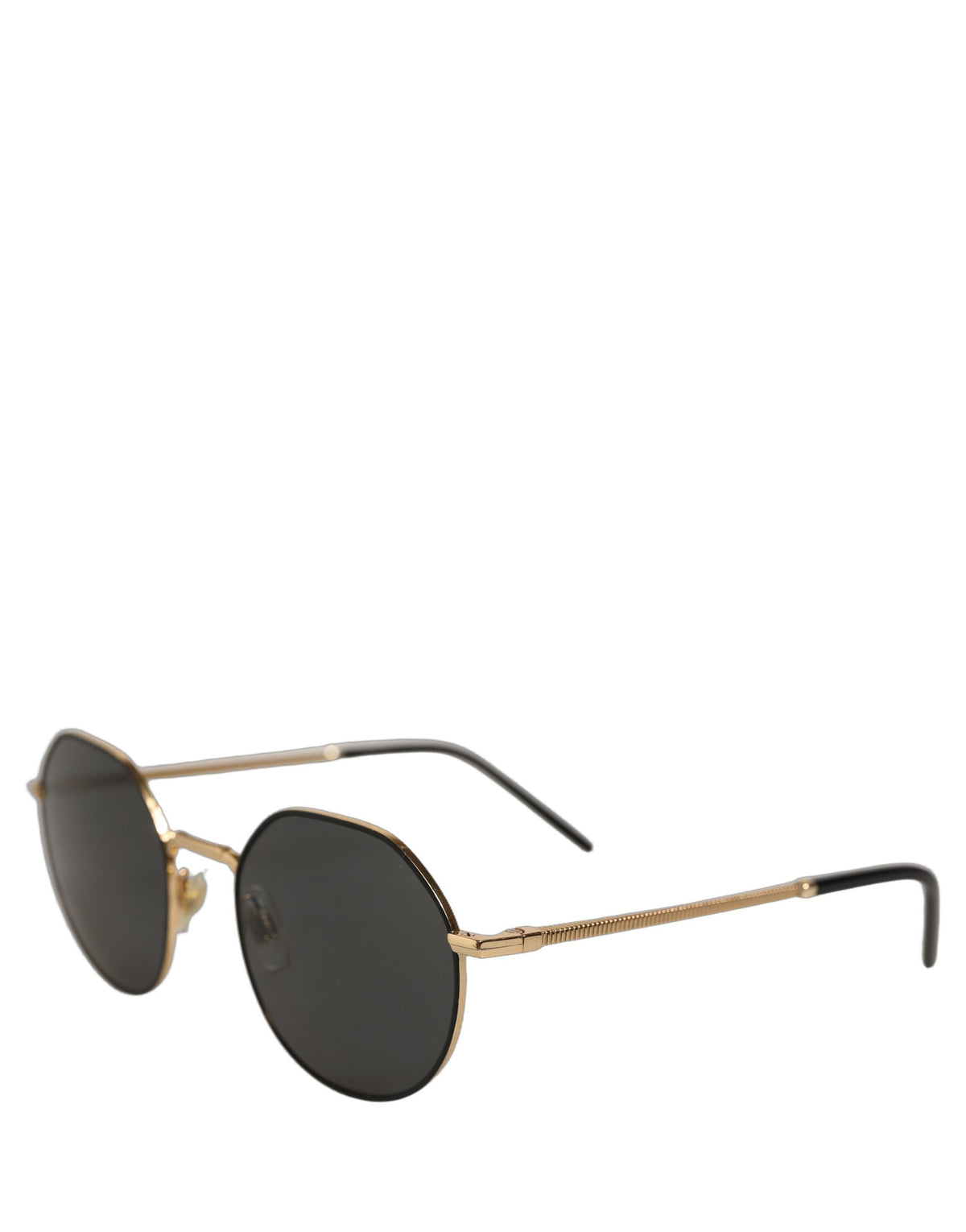Dolce & Gabbana Gold Toned Metal Frame DG2286 Round Eyewear Sunglasses