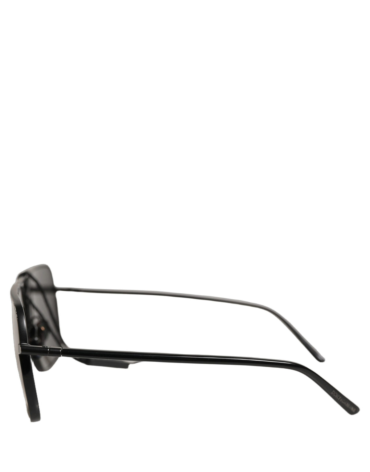 Dolce & Gabbana DG2193J Black Rectangular Metal Frame Sunglasses