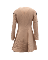 Valentino Garavani Beige Lace Cocktail Dress