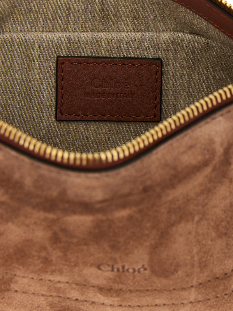 Chloé Marcie Mini Brown Calfskin Shoulder Bag