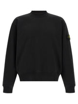 Stone Island Black Cotton Sweatshirt