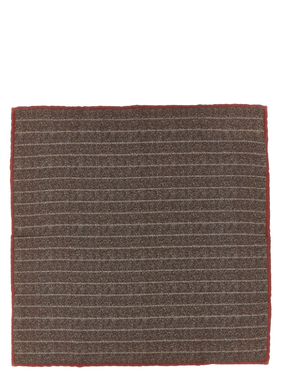 Brunello Cucinelli Brown Silk Scarf