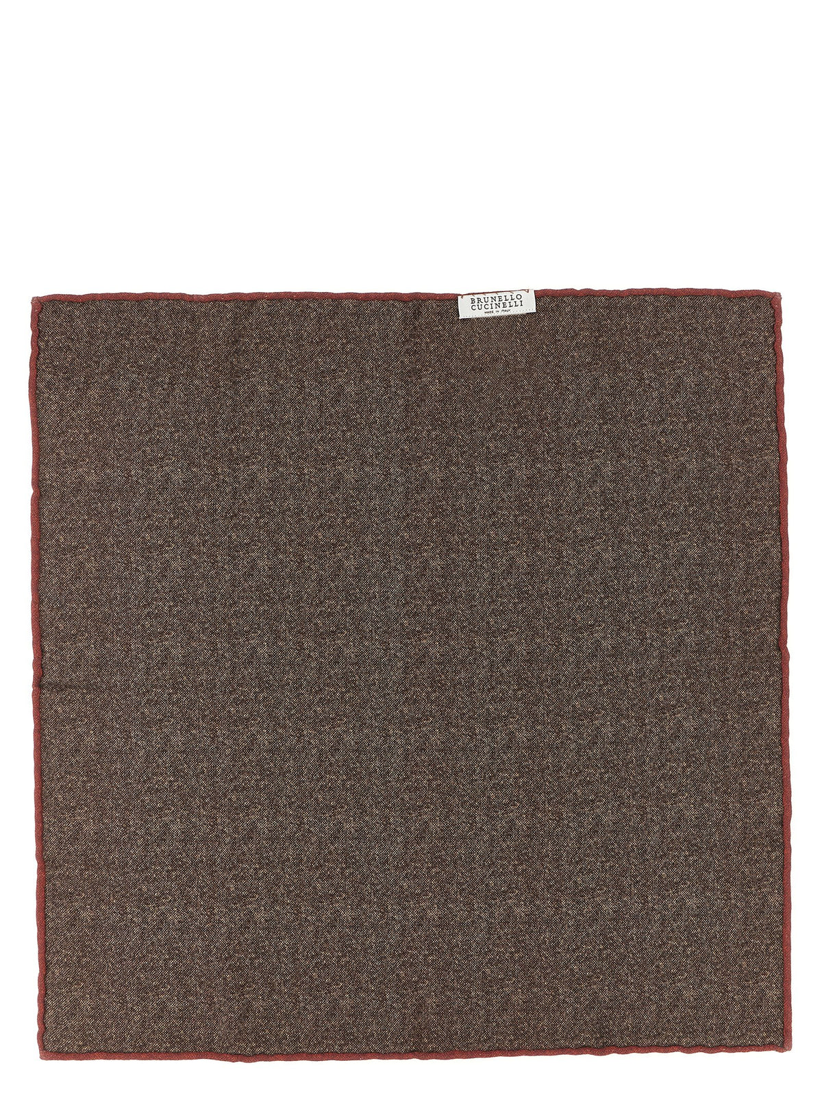 Brunello Cucinelli Brown Silk Scarf