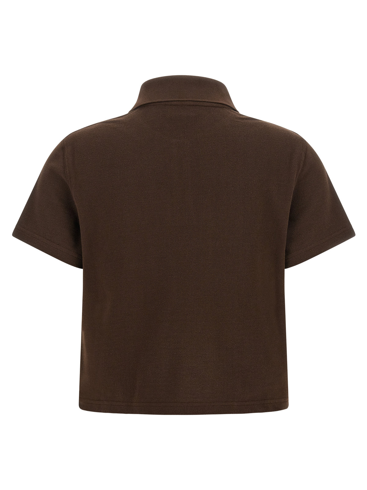 Saint Laurent Brown Cotton Polo Shirt